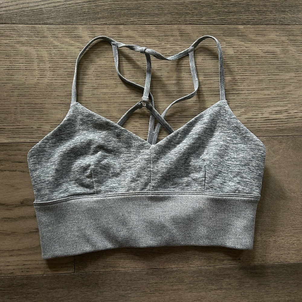 Alo Grey Sports Bra